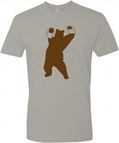 img 4 attached to Light Grey Kettlebell Bear Men'S Funny Workout T-Shirt By Panoware - X-Large Size