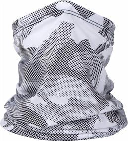 img 4 attached to Reusable Halloween Camo Balaclava Face Mask Breathable Bandana Neck Gaiter Headwear