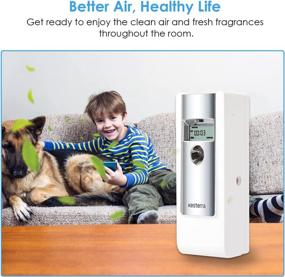 img 2 attached to 🌬️ KESTERRA Automatic Air Freshener: Wall Mount & Free Standing Spray Dispenser for Indoor Spaces