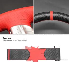 img 1 attached to MEWANT Alcantara Рулевое управление Porsche Customized