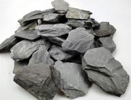 🪨 voulosimi natural slate rocks stone seiryu rock for aquariums, landscaping - irregular shape, 3-5in, 7.5 ib логотип