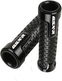 img 3 attached to 🏍️ Premium Motorcycle Non Slip Handlebar Grips 7/8" 22mm Rubber Handle Grips for Suzuki GSXR 600 750 1000 (Black) - Enhanced Grip and Comfort