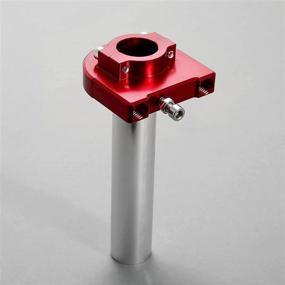 img 2 attached to 🏍️ Universal CNC Throttle Twister - Red 7/8" Handlebar Accelerator for Motorcycles, Sportbikes, Scooters - Quick Twist Grip Replacement for 22mm Handlebars - Custom Street Bike & Motocross Accessory