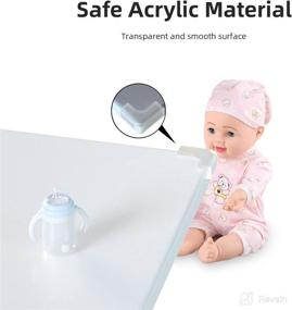 img 1 attached to COUMENO Baby Clear Edge Protector, 0.8'' x 9.84 ft, Child Protection Desk 👶 Corner Guards - Anti-Bump & Anti-Scratch Home Wrap - Invisible Edge Protector - 0.8inx9.84ft (Clear)