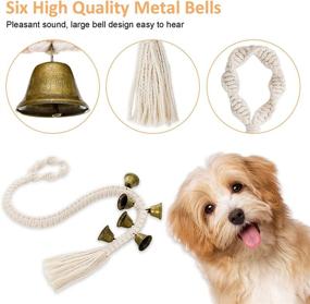 img 3 attached to 🔔 XREE Dog Doorbell for Potty Training - Durable Rope Bells to Signal Dogs to Go Outside
