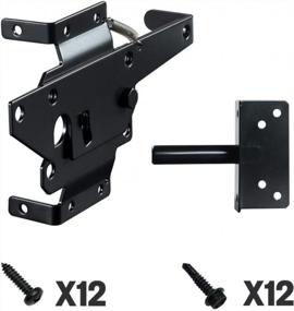 img 2 attached to Skysen Stainless Steel Self Closing Vinyl Fence Single Gate Hinge And Latch Hardware Kit -2 Hinges And 1 Latch (Single Gate Kit))