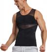 men's slimming vest compression shirt for body shaper, tight tummy underwear tank top by tailong logo