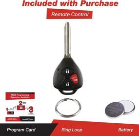 img 3 attached to KeylessOption HYQ12BBY Keyless Entry Car Remote Control Key Fob Replacement