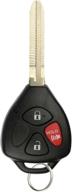 keylessoption hyq12bby keyless entry car remote control key fob replacement логотип