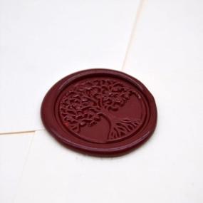 img 2 attached to Traditional Postable Wedding Invitation Seals Decor Dark Red Flexible Glue Gun Sealing Wax Stick Pack Of 16