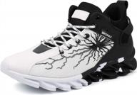 bronax mid top tennis shoes for men outdoor athletics sneakers logo