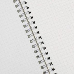 img 2 attached to RETTACY Spiral Graph Paper Notebook 2 Pack - B5 Large Journal Graph Spiral Notebooks With 7.3"X 10",Total 320 Pages,100GSM Thick Paper,Graph Notebooks For School