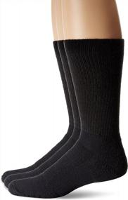 img 1 attached to Thorlos Unisex Walking Crew Socks 3-Pack: Comfort & Support For All Day Wear