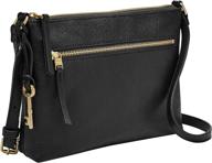 👜 fashionable & functional: fossil zb7266001 fiona small crossbody women's handbags & wallets logo