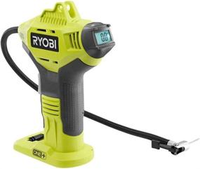 img 3 attached to Ryobi P737D 18V ONE+ Cordless High Pressure Inflator with 🔋 Digital Gauge, 3.0 Ah LITHIUM+ HP High Capacity Battery, Charger, and Bag