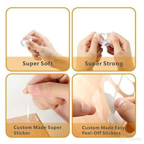 img 2 attached to 16 Pack Soft and Elastic Clear Furniture Corner Protectors - Safety Table Corner Guards for Sharp Edges - Bumpers to Protect and Proof Corners