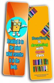 img 1 attached to Creanoso Fantastic Reading Bookmarks For Kids (60-Pack) – Awesome Book Page Marker Clip Set – Premium Gift For Boys & Girls, Children – Rewards Incentives – Card Stock – Teacher Rewards