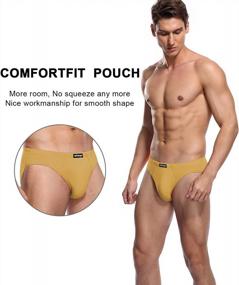 img 2 attached to Wirarpa Men'S Underwear Multipack: Modal Microfiber Briefs With No Fly Covered Waistband For A Silky Touch!