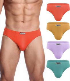 img 4 attached to Wirarpa Men'S Underwear Multipack: Modal Microfiber Briefs With No Fly Covered Waistband For A Silky Touch!