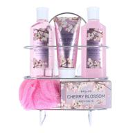 🌸 cherry blossom shower caddie for spa experience logo