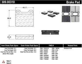 img 3 attached to 🔥 Enhance Braking Performance with StopTech 309.00310 Sport Brake Pads and Shims