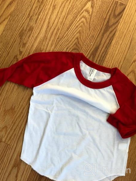 img 1 attached to 50/50 3/4 Sleeve 👕 Raglan for Kids by American Apparel review by George Ahmed