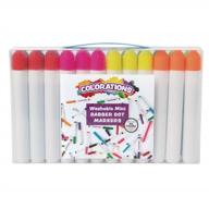 color your classroom with colorations mini dabber dot markers - set of 24 multicolor art supplies (item # dabdot) logo