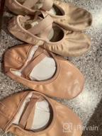 img 1 attached to Full Sole Girls Ballet Dance Shoes with No-Tie Closure for Toddler, Little Kid, Big Kid, and Boy - Perfect for Ballet Slippers review by Michael Foster