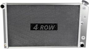 img 4 attached to 🚗 CoolingSky 62MM 4 Row Aluminum Radiator - Perfect Fit for 70-89 GM Chevrolet/Buick/GMC Models: Chevelle, El Camino, C/K Series Pickup, Impala Cutlass