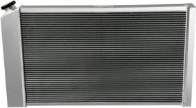 img 3 attached to 🚗 CoolingSky 62MM 4 Row Aluminum Radiator - Perfect Fit for 70-89 GM Chevrolet/Buick/GMC Models: Chevelle, El Camino, C/K Series Pickup, Impala Cutlass