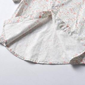 img 1 attached to Feidoog комплект летней одежды для малышей для мальчиков-рубашка с короткими рукавами и комбинезон для младенцев
