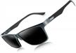 carbon fiber polarized sunglasses for men with uv protection: stylish and functional shades for golfing and fishing logo