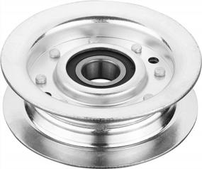img 2 attached to John Deere Compatible Idler Pulley - Fits L120 L130 2002-2004 Lawn Tractors With 42" 48" Deck, Replaces GY20067 - Belleone GY22172 Idler Pulley, Compatible With GY20996, GY20050, GX20305