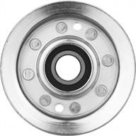 john deere compatible idler pulley - fits l120 l130 2002-2004 lawn tractors with 42" 48" deck, replaces gy20067 - belleone gy22172 idler pulley, compatible with gy20996, gy20050, gx20305 logo