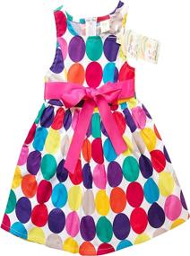 img 2 attached to Abalaco 100 Cotton Printed Sundress: Adorable Toddler Girls' Clothing via Dresses