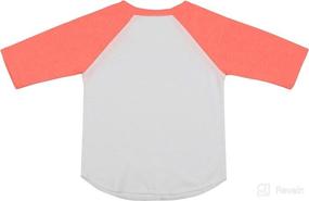 img 1 attached to ToBeInStyle Cotton Contrast Raglan Sleeve Apparel & Accessories Baby Girls : Clothing