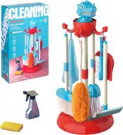 gift idea for 3-6 year olds: innocheer kids dinosaur cleaning toy set! logo