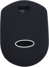 img 2 attached to Ezzy Auto Black and Rose Silicone Key Fob Case: Stylish Protector for Edge Fusion Key