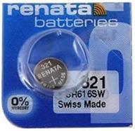 🔋 renata 321 / sr616sw watch battery pack (5 batteries) logo