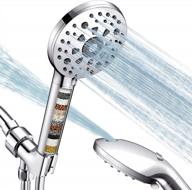 experience ultimate showering with feelso filtered handheld showerhead - 7 high pressure modes, 15 stage hard water filter system, removes chlorine and harmful substances логотип