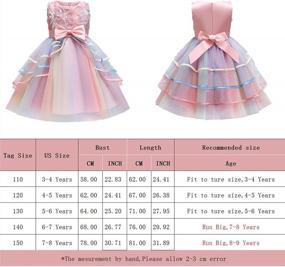 img 2 attached to Stylish NNJXD Flower Girl Dress For Kids' Special Occasions - Ruffles & Lace Party Wedding Dresses!