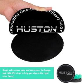 img 3 attached to 🚗 Huston Lowell 6 Inch Car Polishing Pads Kit, 10PCS Set Buffing Sponge (5 Waffle Foam & 1 Wool Grip Pads & 1 Polisher Grip Backing Plate & M14 Drill Adapter) – Ideal for Car Polishing, Buffing, and Sealing Glaze