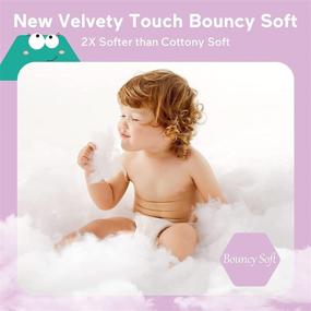 img 3 attached to Babycozy Newborn Diapers Size 1 (8-14lb) 148 Count - Bouncy Soft & 👶 Hypoallergenic, Safe for Preemie & Sensitive Infant Skin - Dry Disposable Diapers Without Chlorine