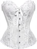 frawirshau lace-up boned overbust corset - the ultimate bodyshaper for women logo