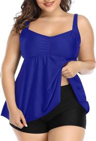img 4 attached to Aqua Eve Tankini Swimsuits Bathing Women's Clothing : Swimsuits & Cover Ups