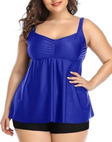 img 2 attached to Aqua Eve Tankini Swimsuits Bathing Women's Clothing : Swimsuits & Cover Ups