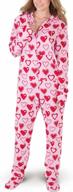 cozy comfort: pajamagram women's onesie footie pajamas with hood and zip front logo