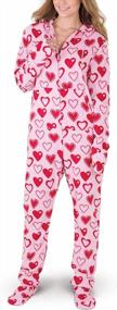 img 4 attached to Cozy Comfort: PajamaGram Women'S Onesie Footie Pajamas With Hood And Zip Front