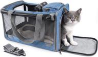 🐱 petsoul cat carrier for large and medium cats, small dogs | pet travel carriers | soft-sided puppy carriers | airline approved logo