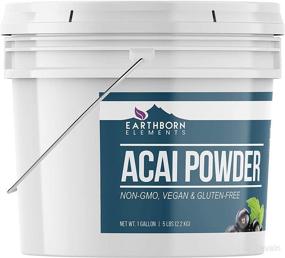 img 2 attached to Earthborn Elements Acai Berry Powder: 1 Gallon Bucket - Gluten-Free, Resealable, BPA-Free